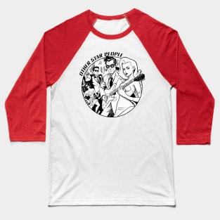 Other Star People - Circle New Wave Baseball T-Shirt